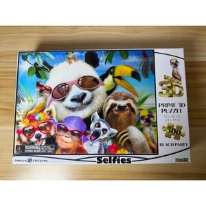Howard Robinson Selfies Prime 3D Puzzle Beach Party 500 Piece NEW SEALED